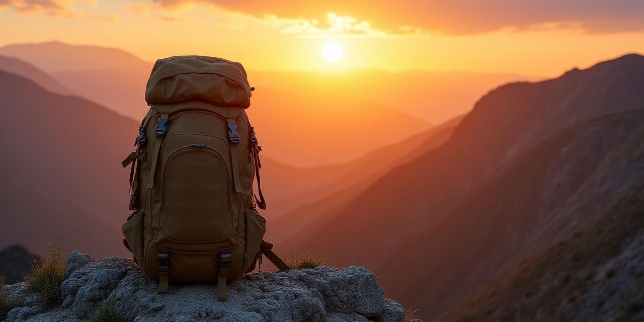 Zaino tattico professionale in ambiente outdoor